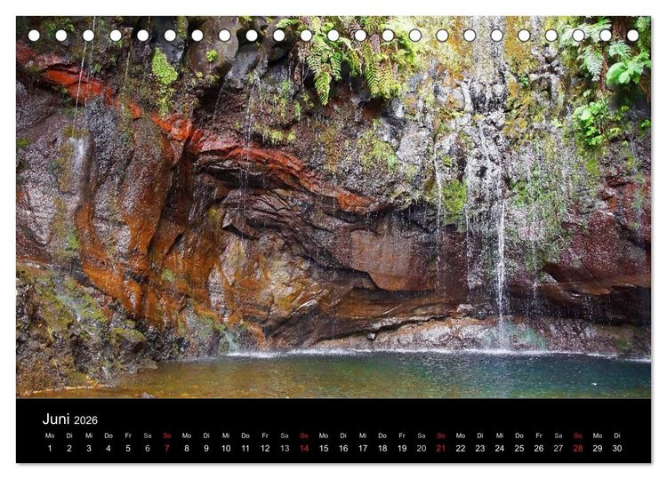 Produktbild: Madeira die Gr&uuml;ne Insel (Tischkalender 2026 DIN A5 quer), CALVENDO Monatskalender