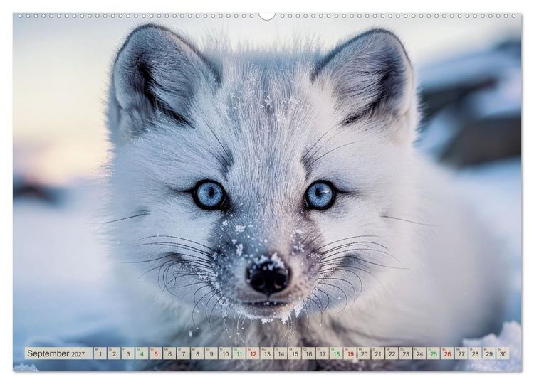 Produktbild: Babys der Wildnis (Wandkalender 2027 DIN A2 quer), CALVENDO Monatskalender