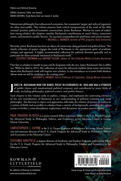 Produktbild: Exploring the Political Economy and Social Philosophy of James M. Buchanan