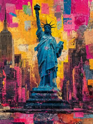 Produktbild: CALVENDO Puzzle Liberty | 1000 Teile Lege-Gr&ouml;&szlig;e 64x48cm Foto-Puzzle f&uuml;r gl&uuml;ckliche Stunden