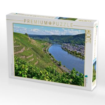 Produktbild: CALVENDO Puzzle Steillagen in Winningen an der Mosel | 1000 Teile Lege-Gr&ouml;&szlig;e 64x48cm Foto-Puzzle f&uuml;r gl&uuml;ckliche Stunden