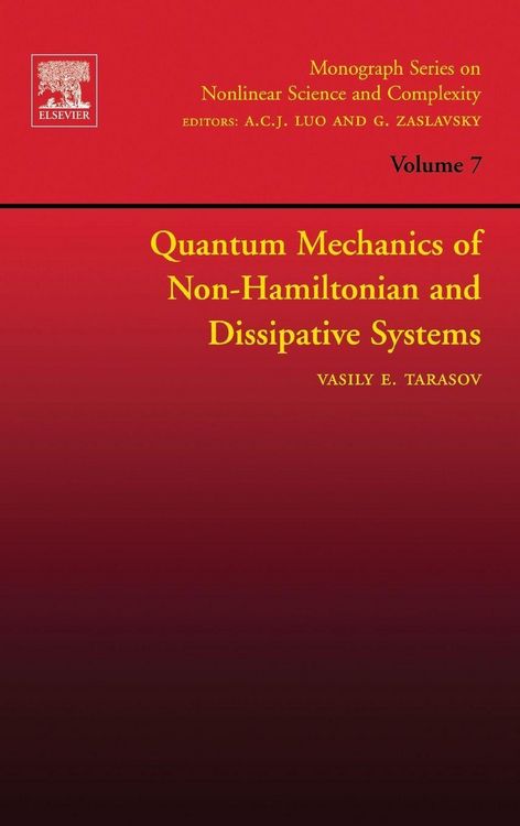 Produktbild: Quantum Mechanics of Non-Hamiltonian and Dissipative Systems