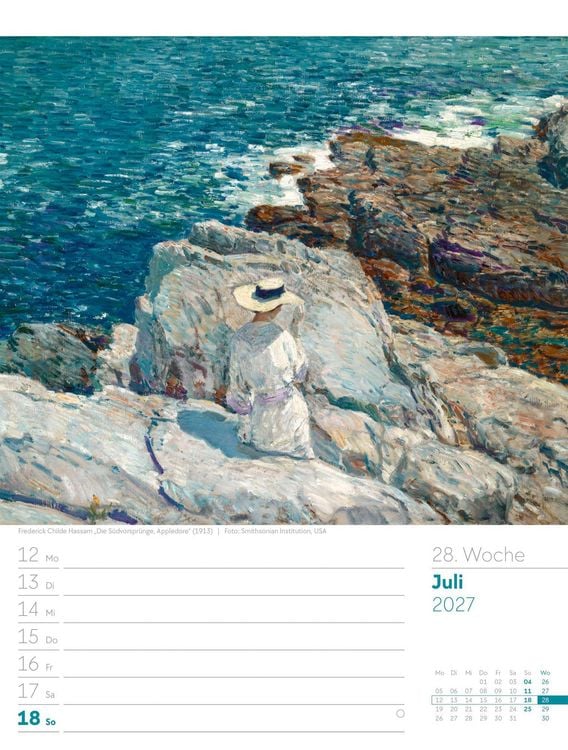 Produktbild: Kunstwelt Wochenplaner Kalender 2027 | Impressionismus und Klassische Moderne