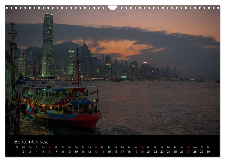 Produktbild: Hongkong (Wandkalender 2026 DIN A3 quer), CALVENDO Monatskalender