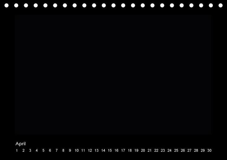 Produktbild: Geburtstags - Bastelkalender - Schwarz (Tischkalender immerw&auml;hrend DIN A5 quer)