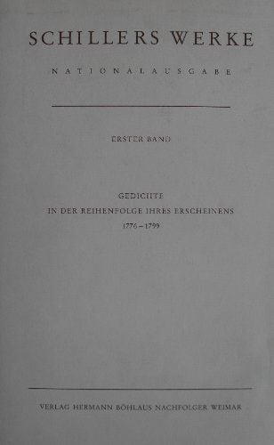 Produktbild: Schillers Werke. Nationalausgabe
