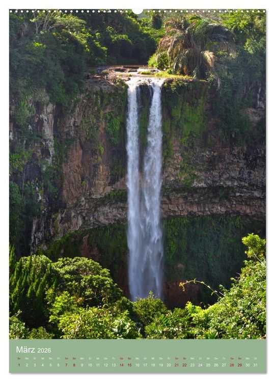 Produktbild: Erlebe mit mir das Inselparadies Mauritius (Wandkalender 2026 DIN A2 hoch), CALVENDO Monatskalender
