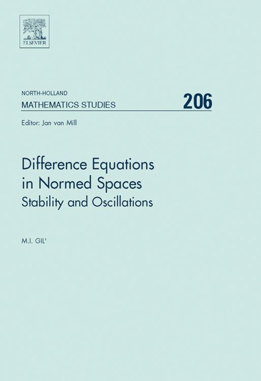 Produktbild: Difference Equations in Normed Spaces