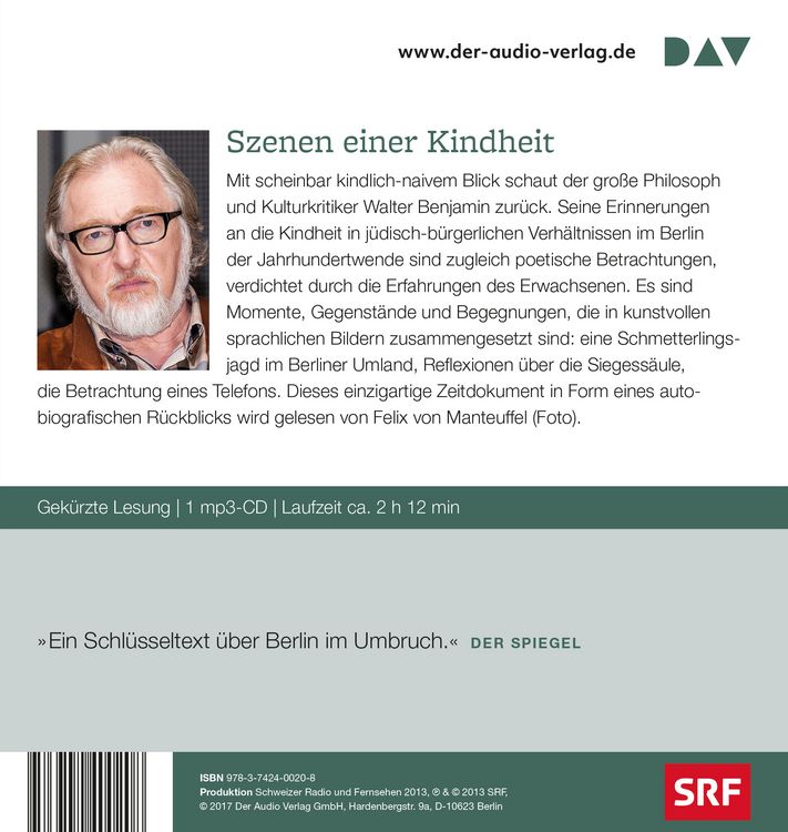 Produktbild: Berliner Kindheit um 1900