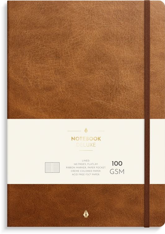 Produktbild: Burde Notizbuch Deluxe B5 braun