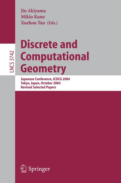 Produktbild: Discrete and Computational Geometry