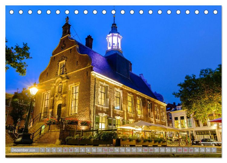 Produktbild: Ein Blick auf Schiedam (Tischkalender 2026 DIN A5 quer), CALVENDO Monatskalender