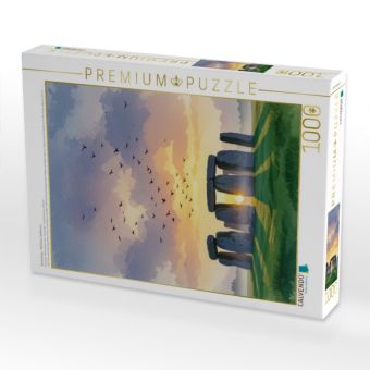 Produktbild: CALVENDO Puzzle Stonehenge - Mythische Steinkreise | 1000 Teile Lege-Gr&ouml;&szlig;e 64x48cm Foto-Puzzle f&uuml;r gl&uuml;ckliche Stunden