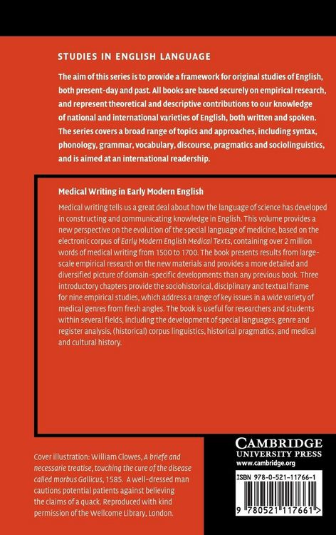 Produktbild: Medical Writing in Early Modern English