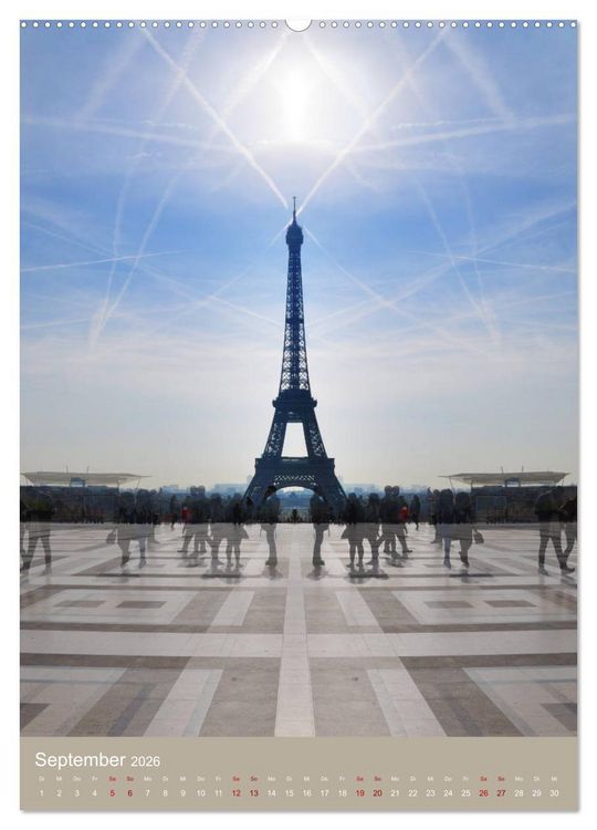 Produktbild: Erlebe mit mir Paris (hochwertiger Premium Wandkalender 2026 DIN A2 hoch), Kunstdruck in Hochglanz