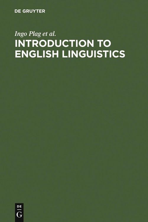 Produktbild: Introduction to English Linguistics