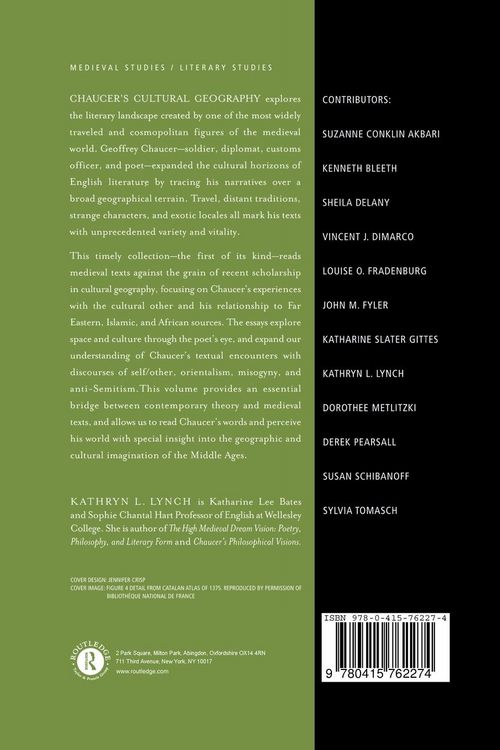 Produktbild: Chaucer's Cultural Geography
