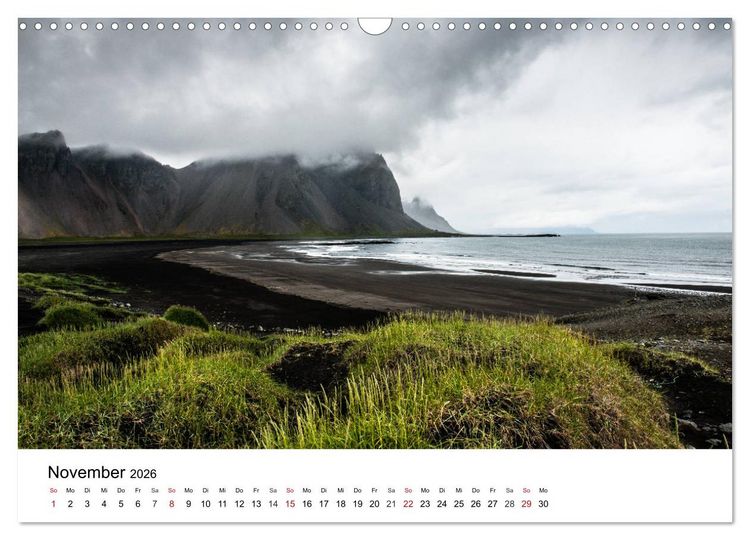 Produktbild: Island - rauhe Sch&ouml;nheit zum Verlieben (Wandkalender 2026 DIN A3 quer), CALVENDO Monatskalender