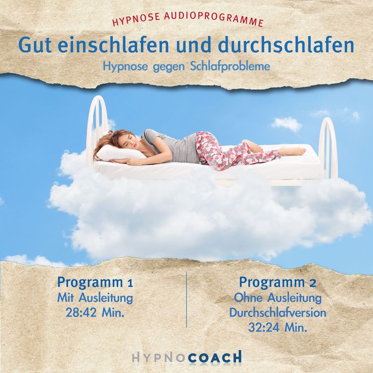Produktbild: Gut einschlafen und durchschlafen - Hypnose Audioprogramm