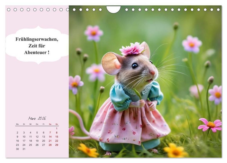 Produktbild: Tierische Herzensbrecher - Charmante Tiere mit ihren Botschaften (Wandkalender 2026 DIN A4 quer), CALVENDO Monatskalender