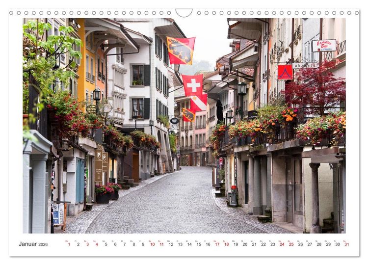 Produktbild: Malerisches Thun (Wandkalender 2026 DIN A3 quer), CALVENDO Monatskalender