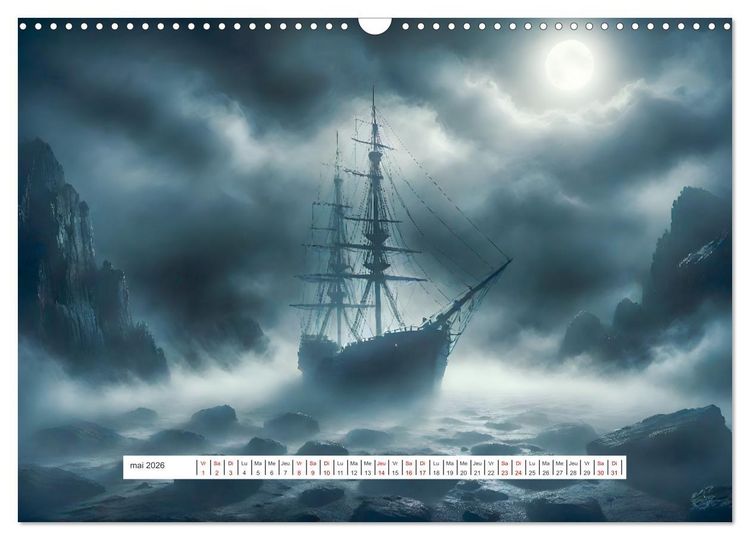 Produktbild: Les voiles et la mer (Calendrier mural 2026 DIN A3 vertical), CALVENDO calendrier mensuel