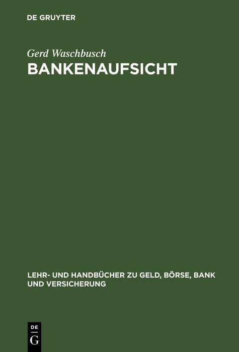 Produktbild: Bankenaufsicht