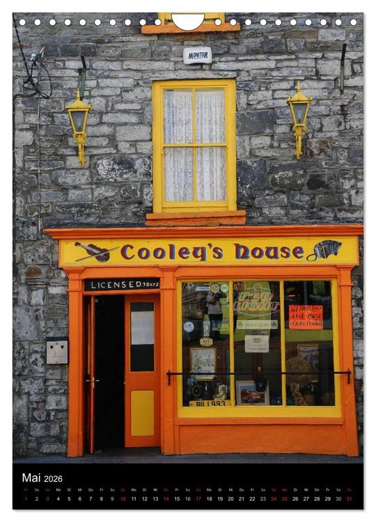 Produktbild: Buntes Irland (Wandkalender 2026 DIN A4 hoch), CALVENDO Monatskalender