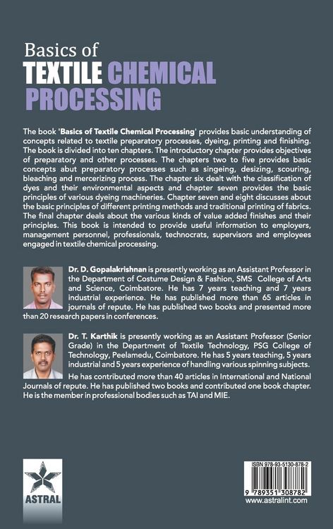 Produktbild: Basics of Textile Chemical Processing