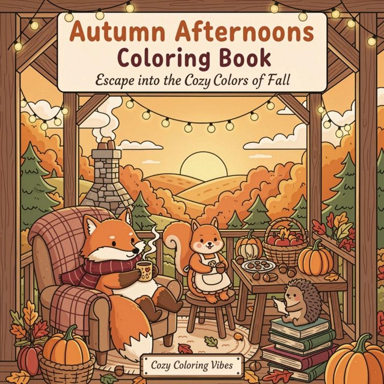 Produktbild: Autumn Afternoons Coloring Book