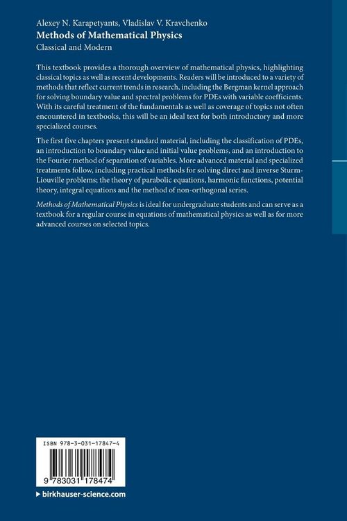 Produktbild: Methods of Mathematical Physics