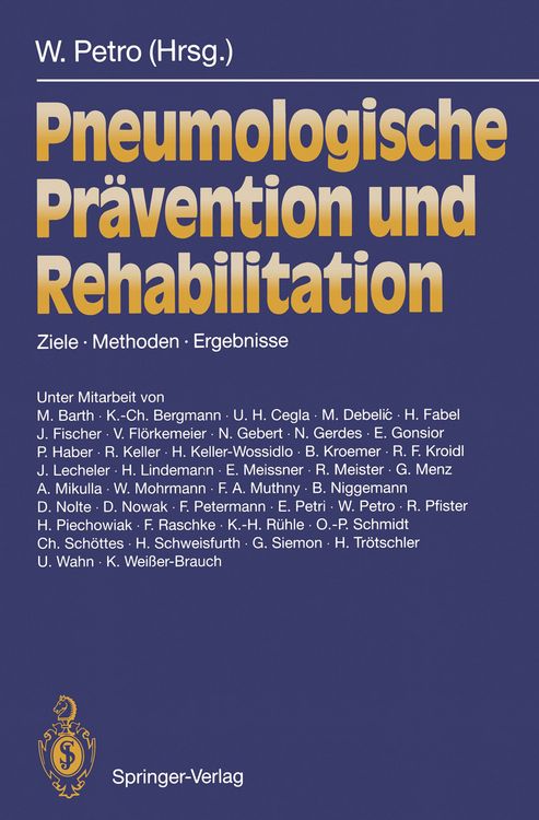 Produktbild: Pneumologische Pr&auml;vention und Rehabilitation
