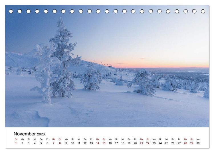 Produktbild: Finnland - Eine bezaubernde Reise in den Norden. (Tischkalender 2026 DIN A5 quer), CALVENDO Monatskalender
