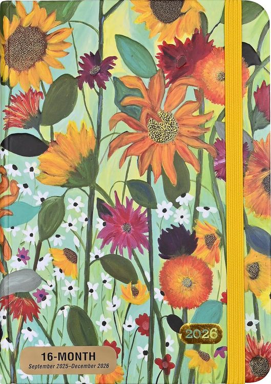 Produktbild: 2026 Sunflower Dreams Weekly Planner (16 Months, Sept 2025 to Dec 2026)