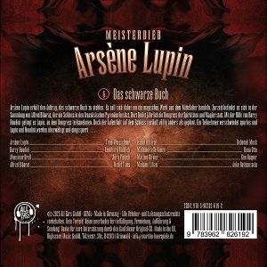 Produktbild: Meisterdieb Ars&egrave;ne Lupin - Das schwarze Buch,1 Audio-CD