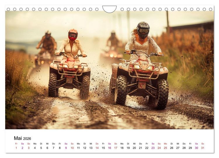 Produktbild: Quad Erlebnisse (Wandkalender 2026 DIN A4 quer), CALVENDO Monatskalender