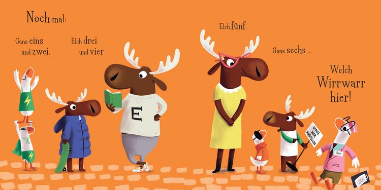 Produktbild: Gans, Gans, Elch - Ein tierischer Z&auml;hlspa&szlig;