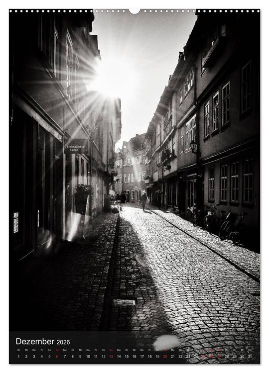 Produktbild: Ein Blick auf Erfurt (Wandkalender 2026 DIN A2 hoch), CALVENDO Monatskalender
