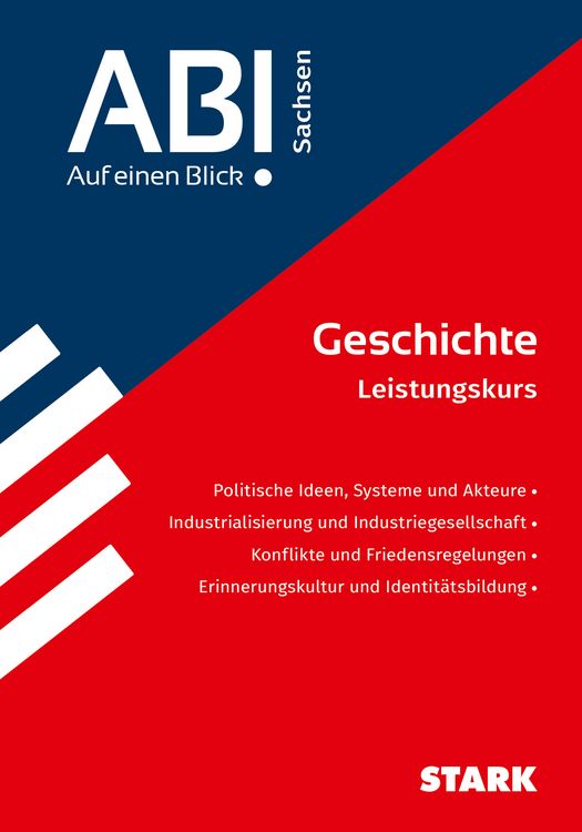 Produktbild: STARK Abi - auf einen Blick! Geschichte Sachsen