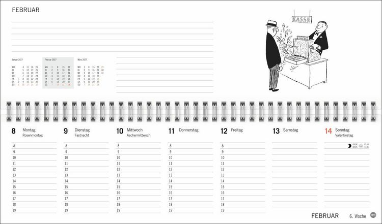 Produktbild: Loriot B&uuml;roplaner 2027