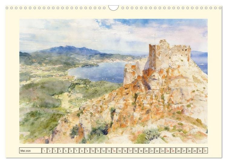 Produktbild: Elba - Insel imToskanischen Archipel (Wandkalender 2026 DIN A3 quer), CALVENDO Monatskalender