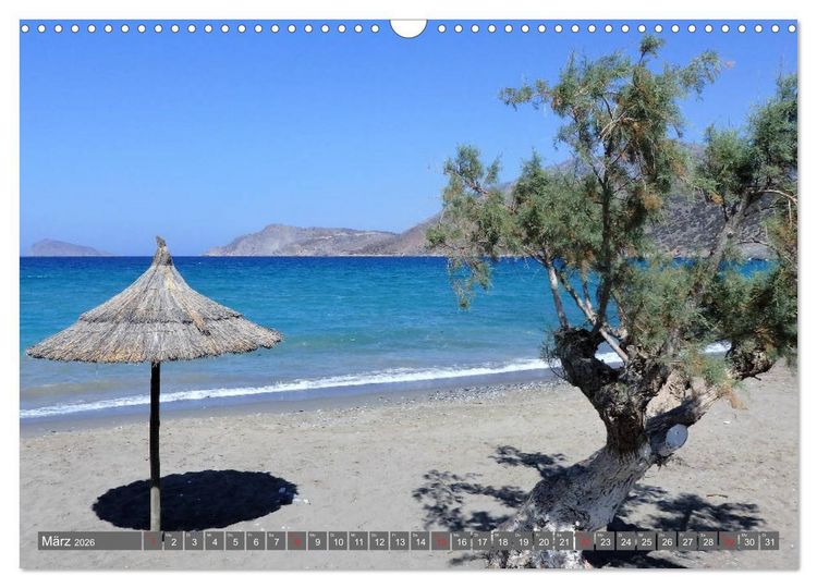 Produktbild: Kreta Pur - Eine Bilderreise f&uuml;r die Sinne (Wandkalender 2026 DIN A3 quer), CALVENDO Monatskalender