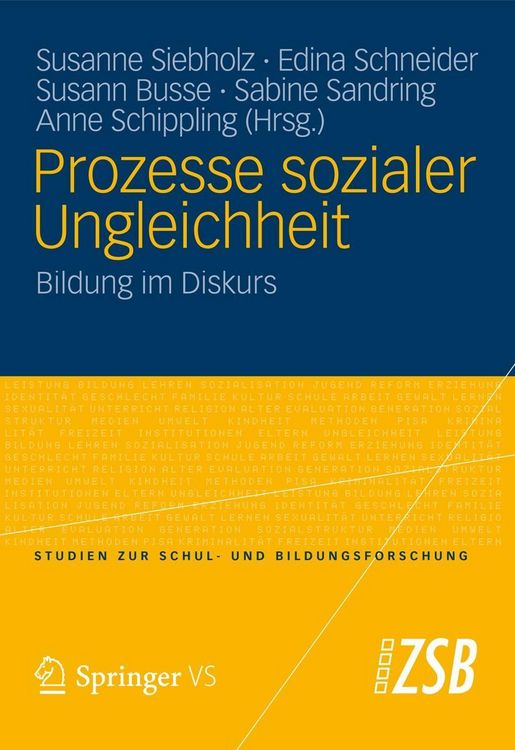 Produktbild: Prozesse sozialer Ungleichheit