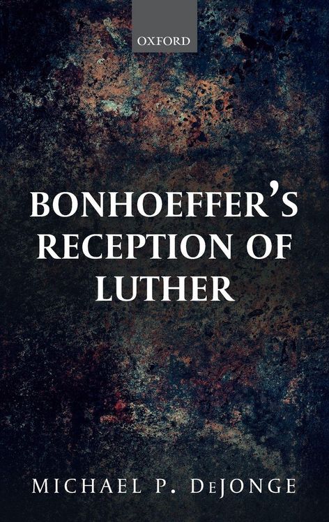 Produktbild: BONHOEFFER'S RECEPTION OF LUTHER C