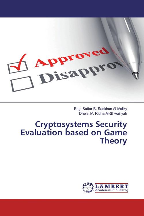 Produktbild: Cryptosystems Security Evaluation based on Game Theory