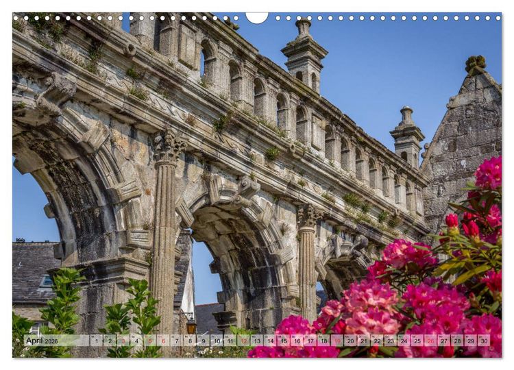 Produktbild: Bretagne - Felsenk&uuml;ste, Sandstr&auml;nde und viel zu sehen (Wandkalender 2026 DIN A3 quer), CALVENDO Monatskalender