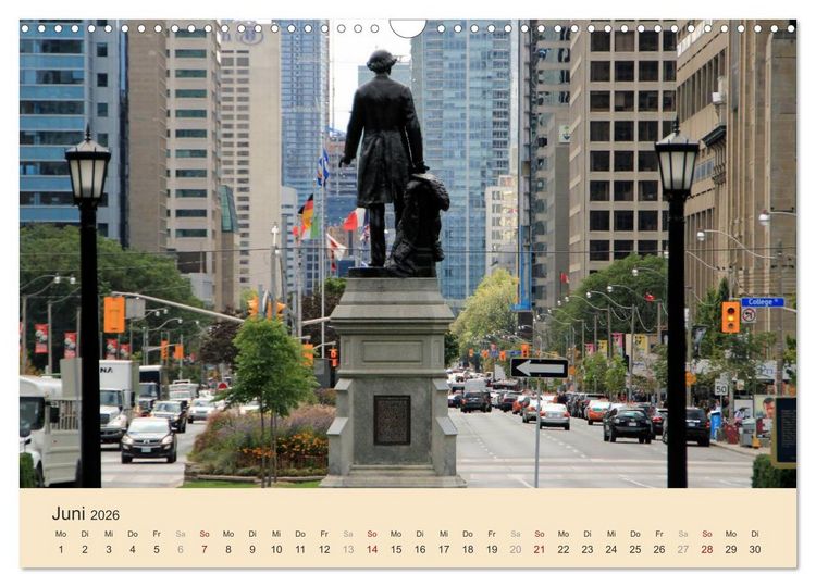 Produktbild: Toronto - Metropole in Ostkanada (Wandkalender 2026 DIN A3 quer), CALVENDO Monatskalender
