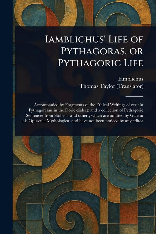 Produktbild: Iamblichus' Life of Pythagoras, or Pythagoric Life