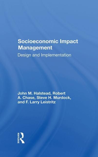 Produktbild: Socioeconomic Impact Management