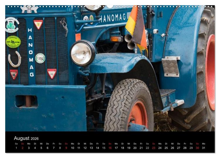 Produktbild: Treckertreff in Esperde (hochwertiger Premium Wandkalender 2026 DIN A2 quer), Kunstdruck in Hochglanz